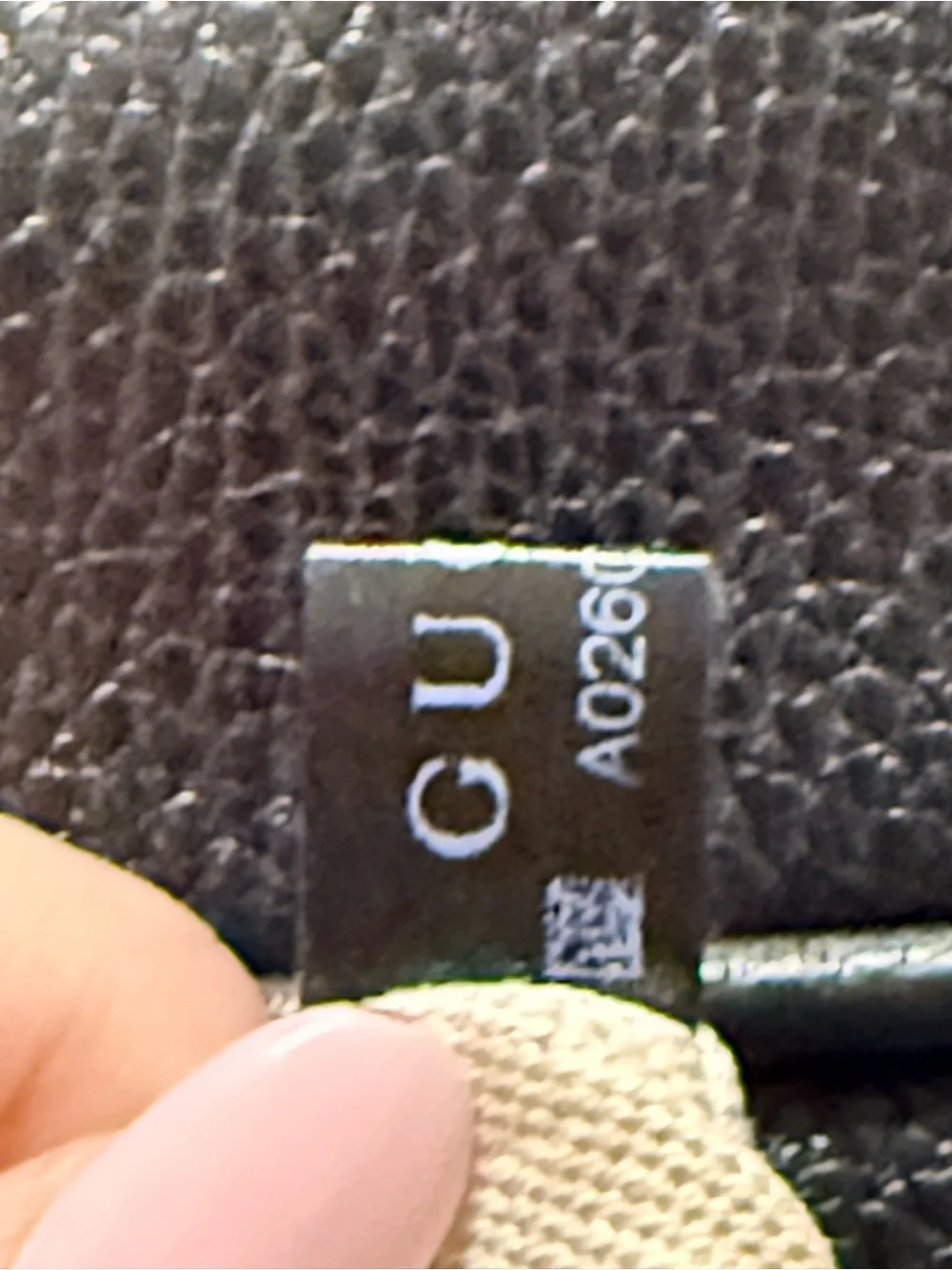 Gucci Black Leather Messenger Bag with Green-Red Web Stripe